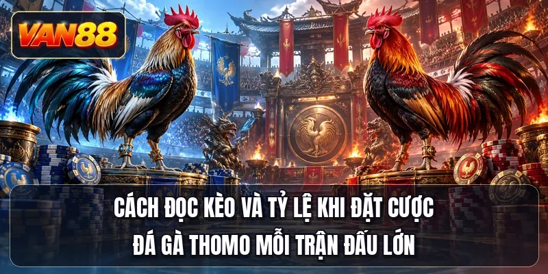 Cách đọc kèo và tỷ lệ khi đặt cược đá gà Thomo mỗi trận đấu lớn